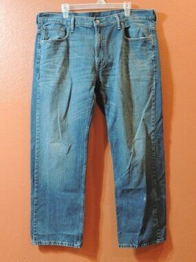 Levi 569 Jeans 1990S Men 38x32 Pockets Outdoors Work Comfort Denim Blue Jeans